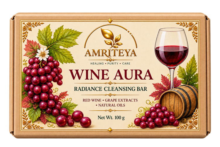 Wine Aura radiance cleansing bar
