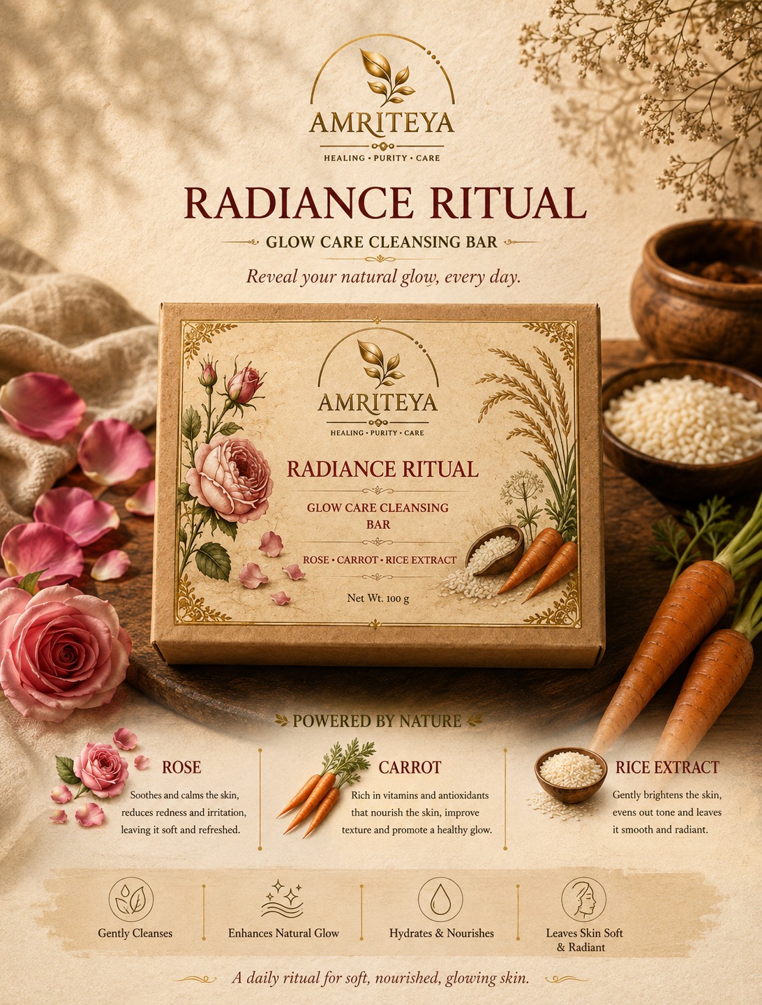 Radiance Ritual glow care cleansing bar
